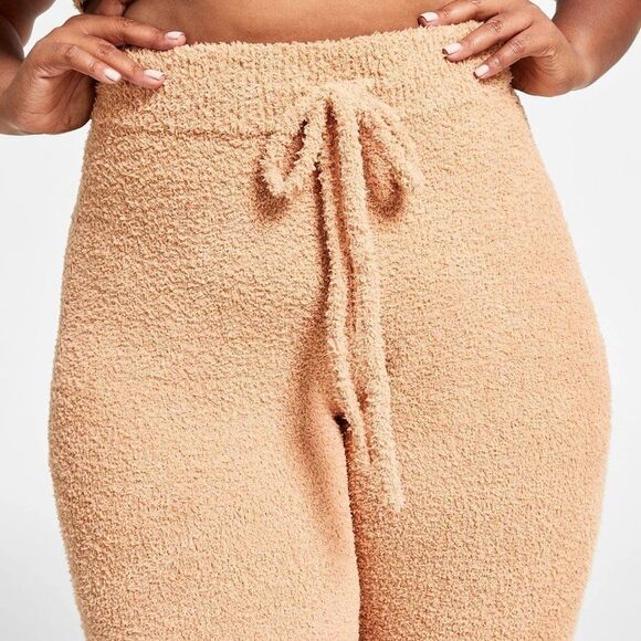 Nina Parker Trendy Plus Size Terry Jogger Pants - Picture 2 of 4